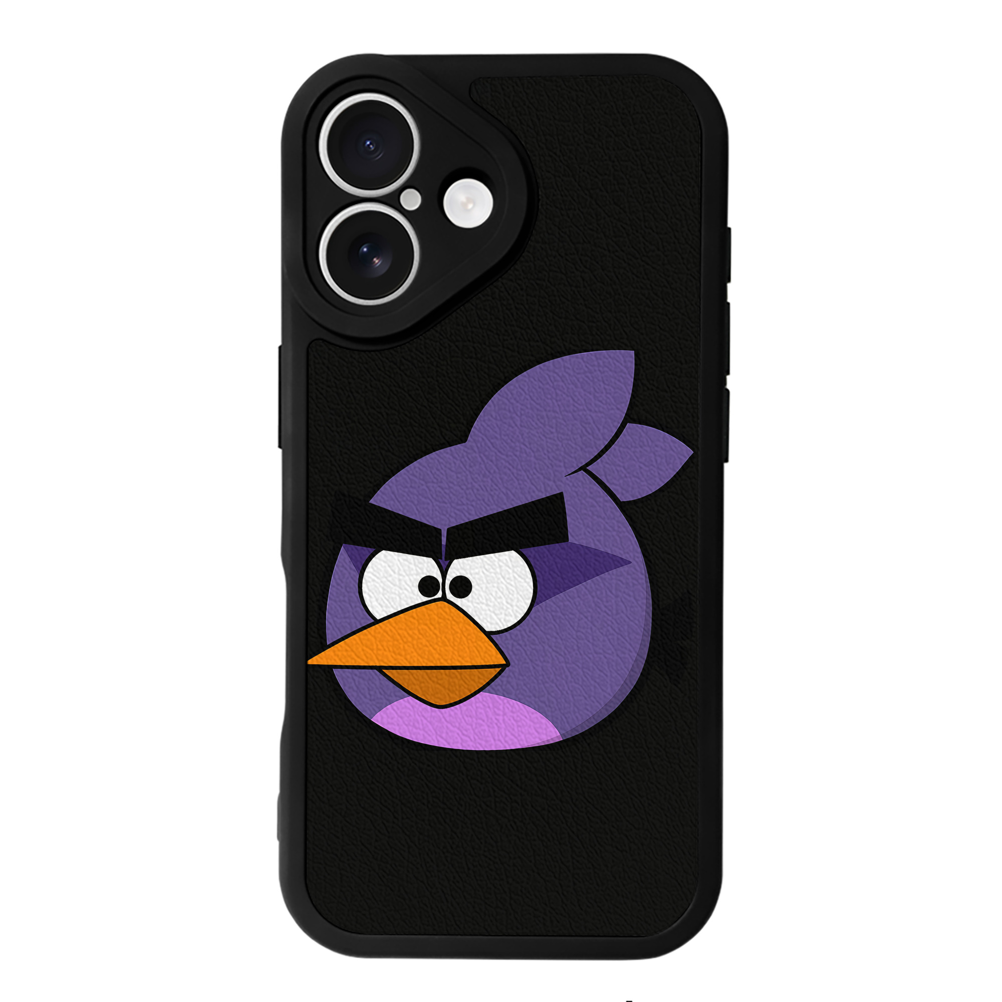 （画像用） Angry Birds アングリーバード 【iPhone 16シリーズ対応】シリコンスマホケース（レザー調） 材質：シリコン